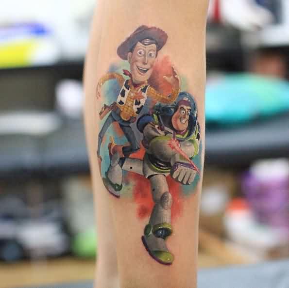 Tatuagens de desenhos animados Tatuagens de desenhos animados