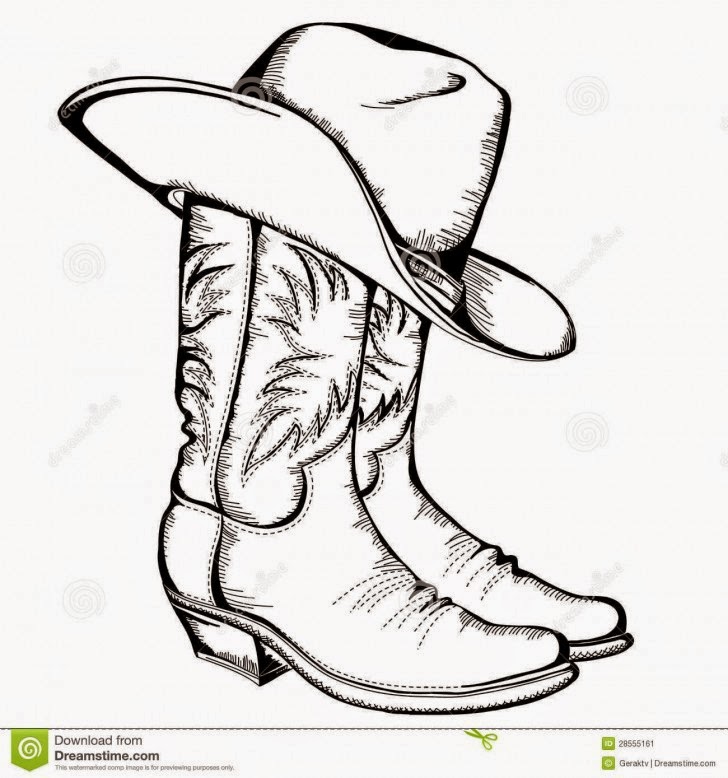 clipart cowboy boots and hat - photo #12