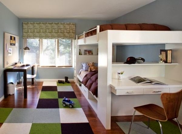 Children&#8217;s room with bunk beds