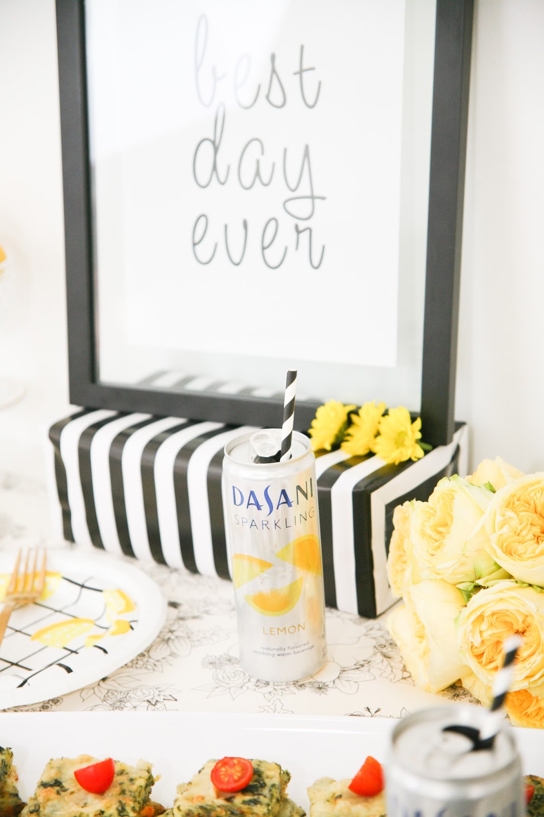Brunch Party Ideas Lemon and Stripes Brunch Celebration Stylist