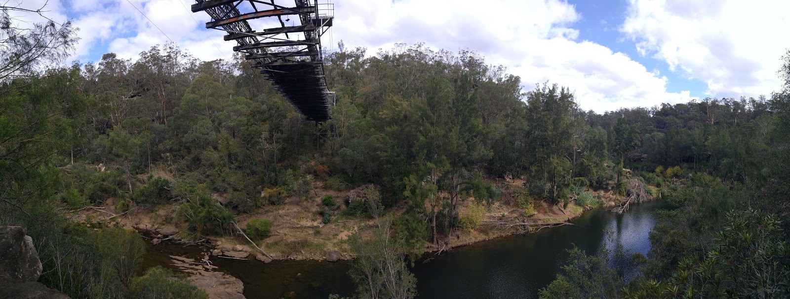 its just my life Maldon Suspension Bridge