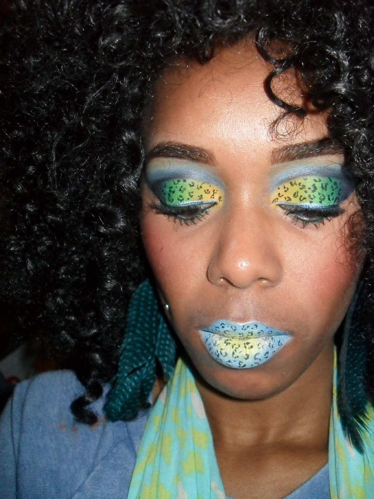 Makeup Nation Makeup Looks Bright and Wild