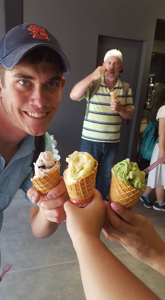 My Time in Japan 2016 Green Tea flavored ice cream?