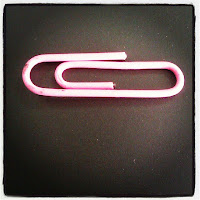 pink paperclip