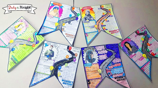 Use this biography project with your upper elementary, middle school, or high school classroom or home school students. The best part? Your students will be excited to learn based on these strong women who all lead by example. You can promote a growth mindset by showing students the challenges, obstacles, criticisms, controversy, achievements, and notoriety these women faced. Use it with your 4th, 5th, 6th, 7th, 8th, 9th, 10th, 11th, or 12th grade students. It also makes a great bulletin board! Use this biography project with your upper elementary, middle school, or high school classroom or home school students. The best part? Your students will be excited to learn based on these strong women who all lead by example. You can promote a growth mindset by showing students the challenges, obstacles, criticisms, controversy, achievements, and notoriety these women faced. Use it with your 4th, 5th, 6th, 7th, 8th, 9th, 10th, 11th, or 12th grade students. It also makes a great bulletin board!