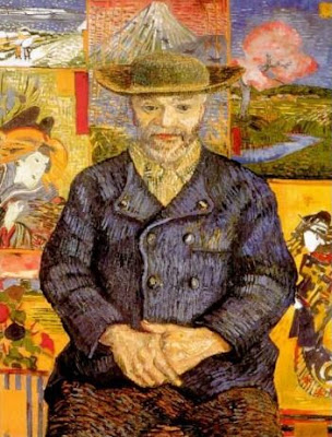 el retrato del padre tanguy -de van gogh
