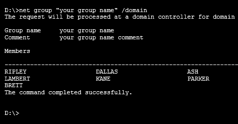 Michael's TechBlog: List the members of an Active Directory group