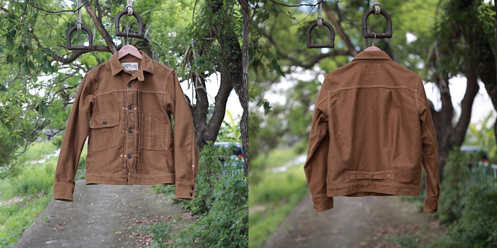 Outdoor style and workwear [鉚釘眾多] Freewheelers "IronHead" work jacket