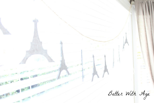 Eiffel tower garland www.somuchbetterwithage.com Eiffel tower garland www.somuchbetterwithage.com