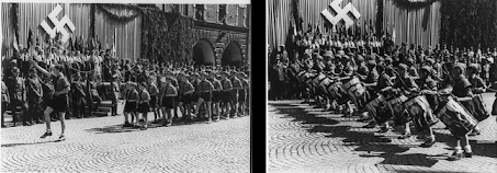 Hitlerjugend during Kriegstag in 1942 rosenheim