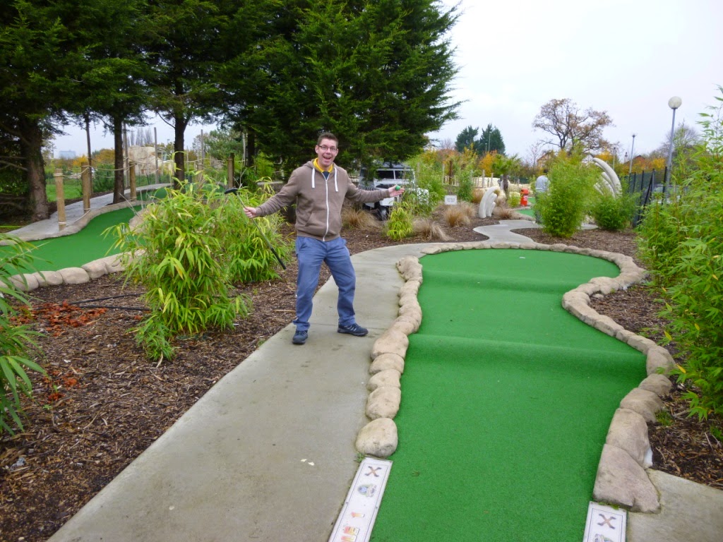 The Ham and Egger Files Adventure Golf at Horton Park Golf Club in Epsom