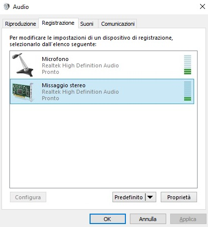 SCARICA MISSAGGIO STEREO