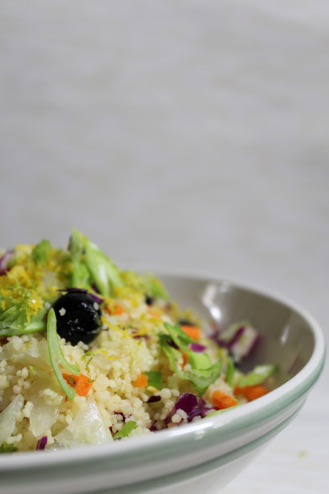 Couscous umami [la ensalada perfecta] Con un par de guindillas