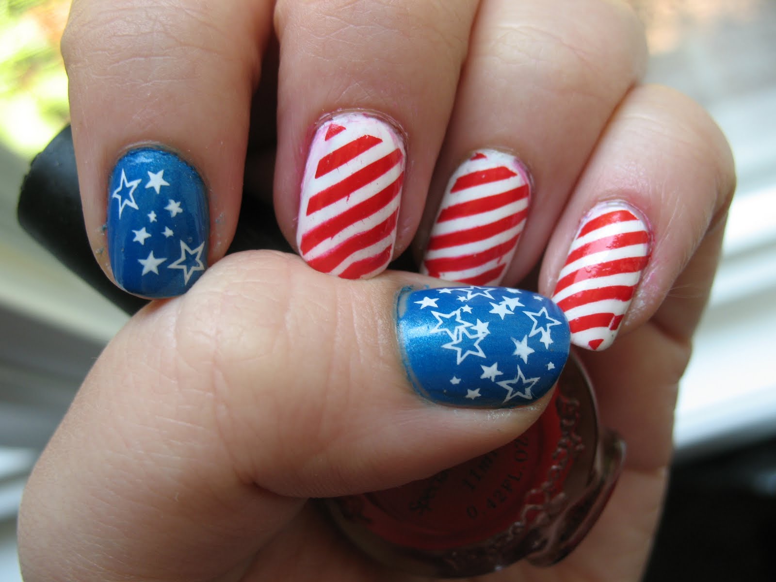 1. Patriotic Nail Art Designs for National Day - wide 4