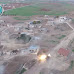 T-72 and BMPs captured by drone in Syria