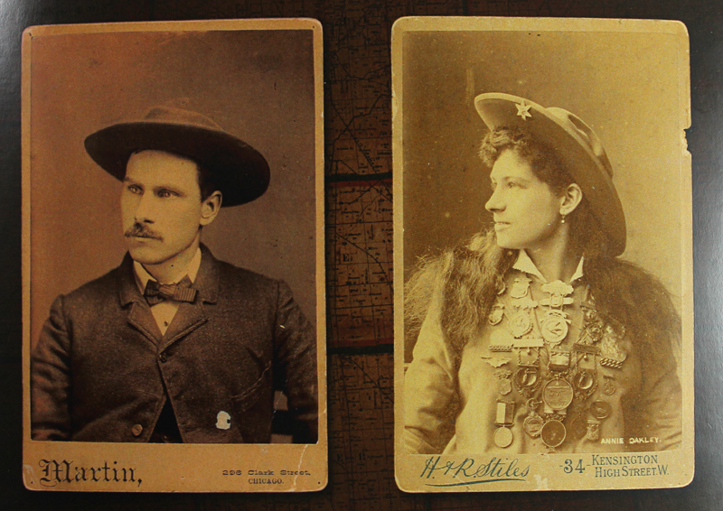Frank Butler and wife, Annie Oakley.
