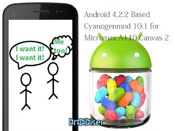 Micromax A110 Canvas 2 gets a glimpse of Cyanogenmod 10.1; might get fully working Android 4.2.2 soon