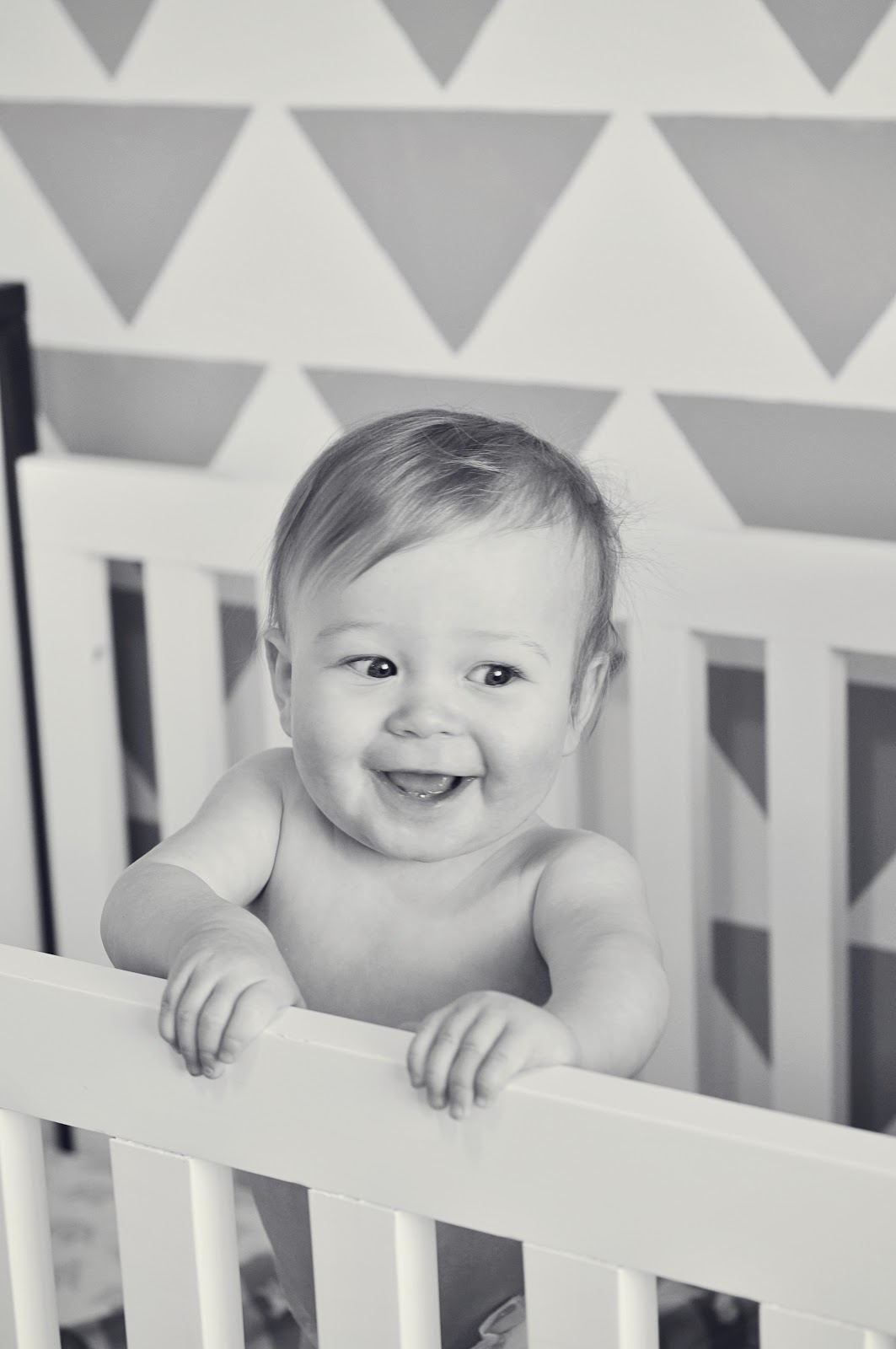 Diesel in Bloom My cute baby & his crib