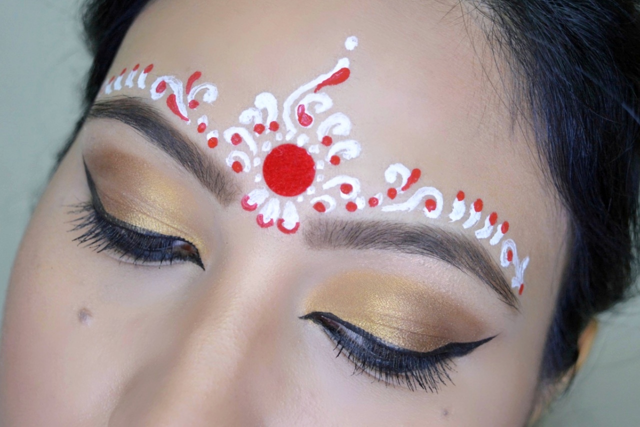 My OBSESSion 3 Easy Bindi designs for Bengali Bridal makeup Chandan