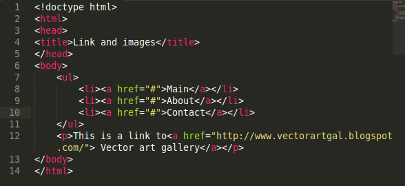 Adding links and images t your web page!