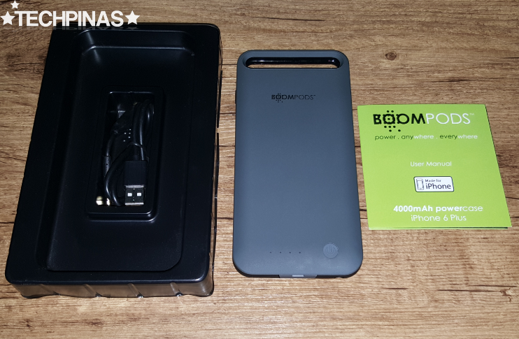 Power Case for Apple iPhone 6 Plus, Boompods Power Case