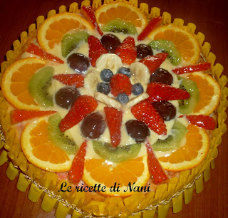torta margherita con la frutta