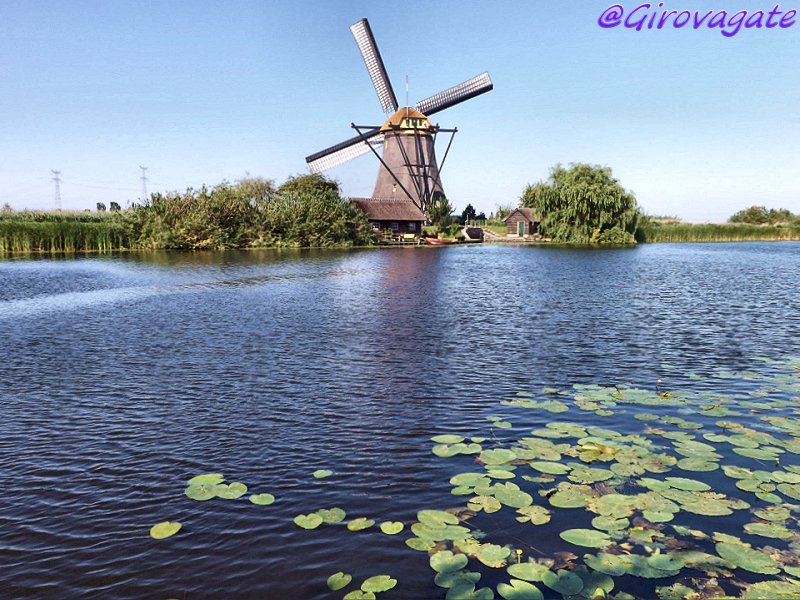 mulini vento kinderdijk olanda