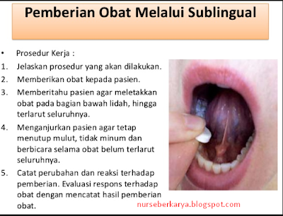 Obat Sublingual - karya Mahasiswa Nurse