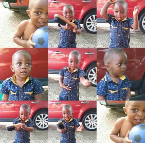 unnamed Photos of actor Odunlade Adekola's cute one-year-old son, Adedore
