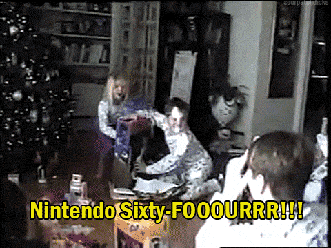 Kid Gets An Nintendo 64 For Christmas And Gets Way Too Excited