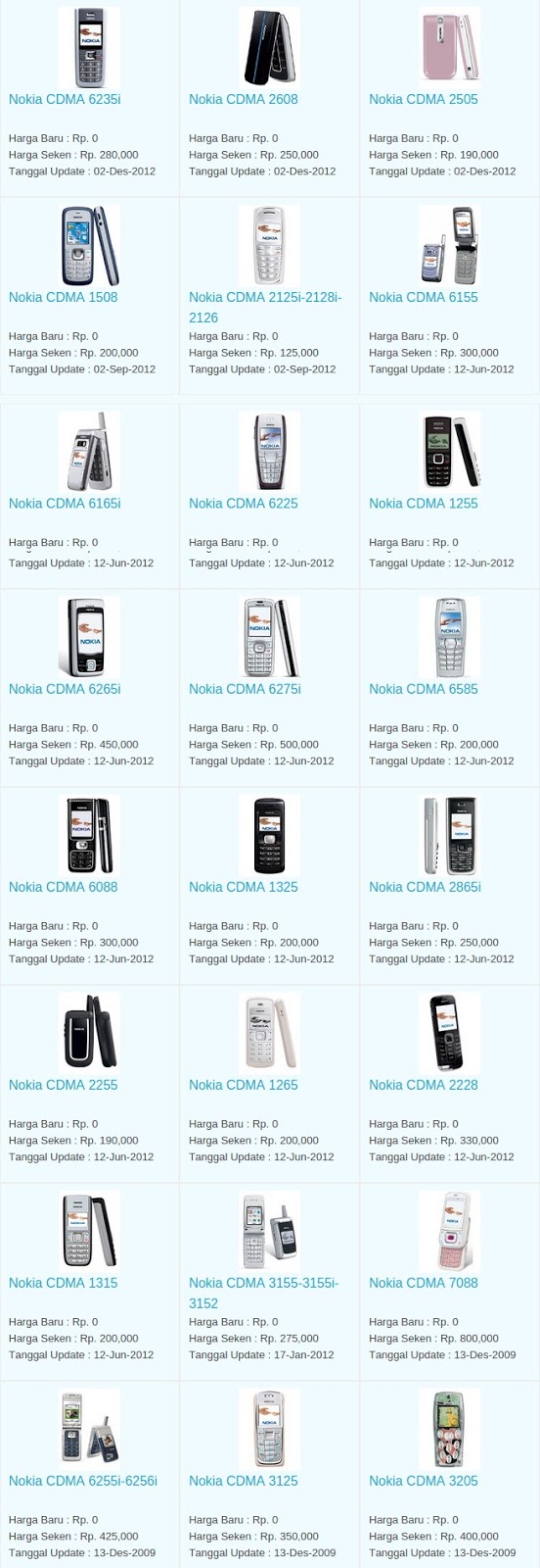 Daftar Harga Terbaru Hp Nokia CDMA April 2016 Daftar Harga Terbaru Hp Nokia CDMA April 2016