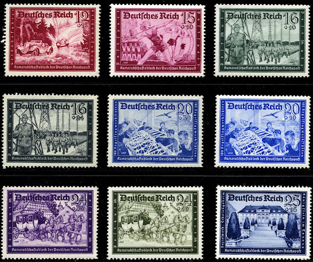 Germany Stamps Collection For Sale Germany 1939 41 B148/159
