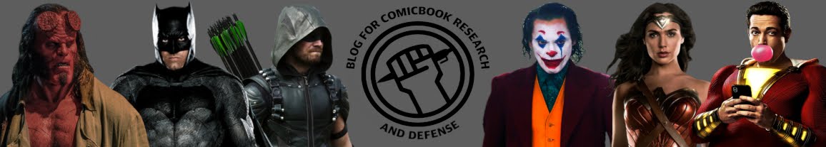 Blog for Comicbook Research & Defense