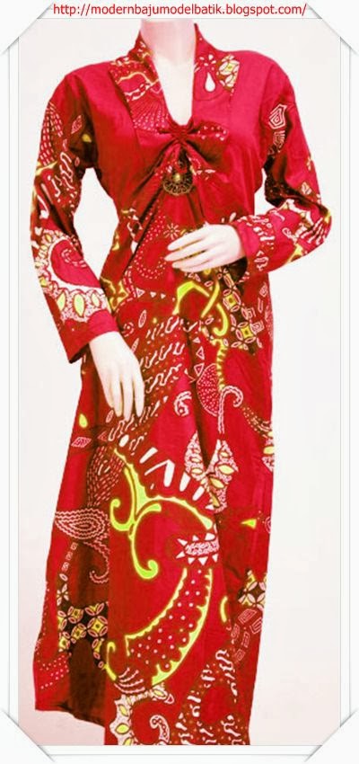Modern dan Terbaru Model baju gamis batik banyak warna Modern dan Terbaru Model baju gamis batik banyak warna