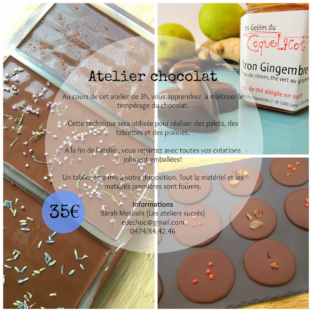 Atelier chocolat Brabant wallon