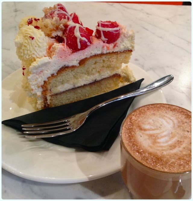 Rosylee Tea Room Manchester - Strawberry Layer Cake