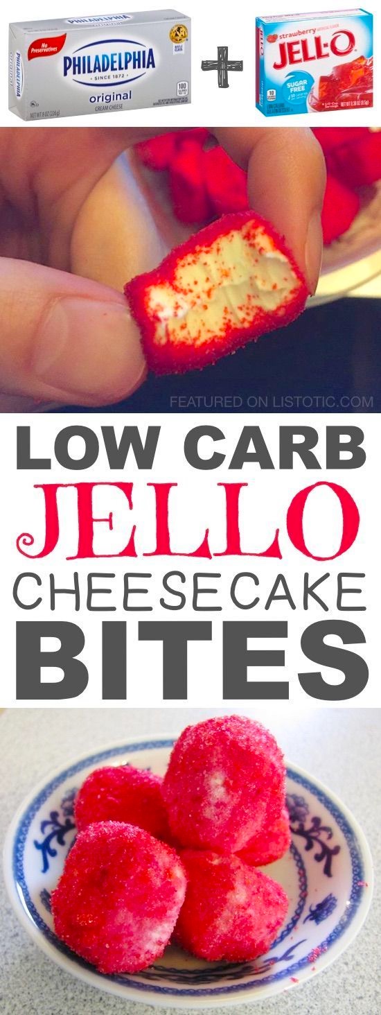 Keto Low Carb Jello Cheesecake Bites Joki's Kitchen