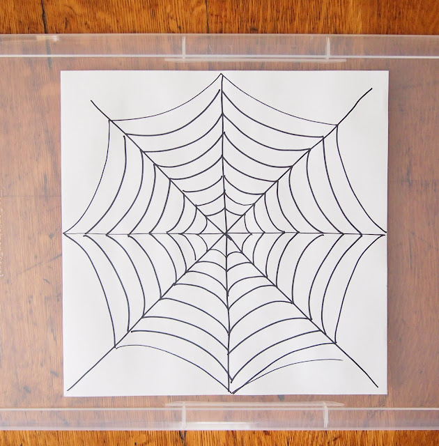 The Tiny Funnel Halloween Table Spider Web