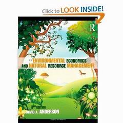 Environmental Economics And Natural Resource Management Anderson Pdf Environmental Economics And Natural Resource Management Anderson Pdf