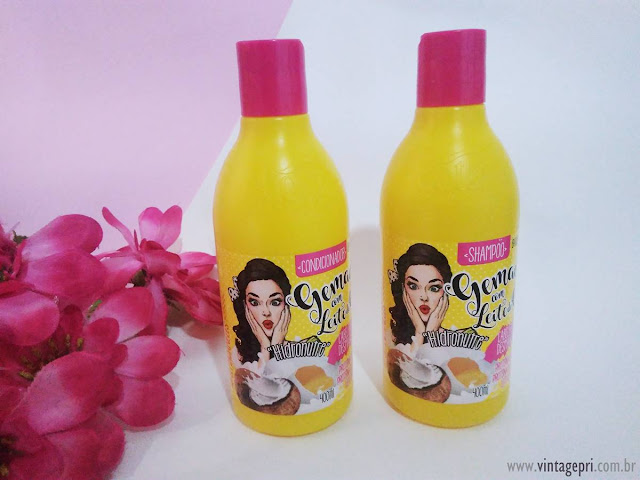 #Testei: Shampoo e Condicionador Gemada com Leite de Coco (Gota Dourada) #Testei: Shampoo e Condicionador Gemada com Leite de Coco (Gota Dourada)