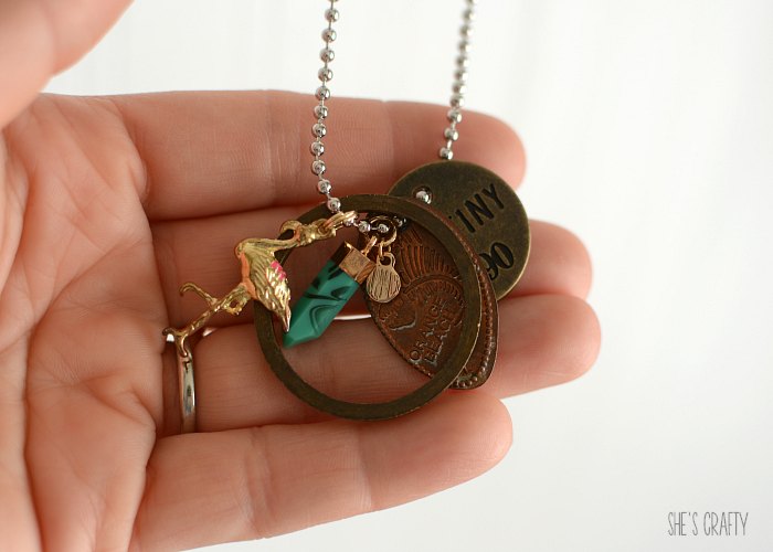 She's crafty How to make a Junk Necklace
