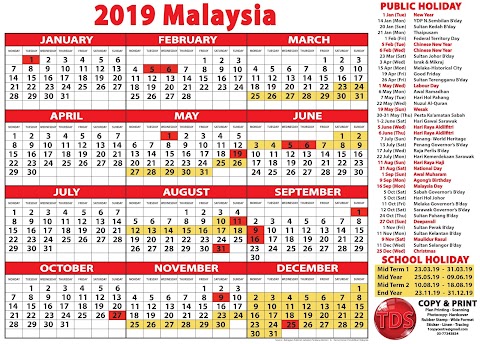 Calendar 2020 Malaysia Cuti Sekolah
