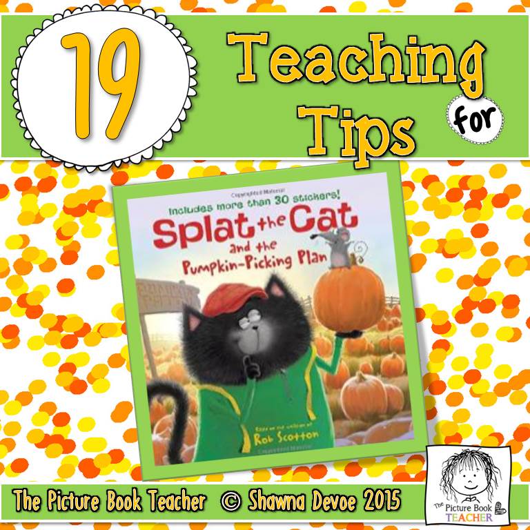 Splat the Cat and the PumpkinPicking Plan by Rob Scotton Teaching