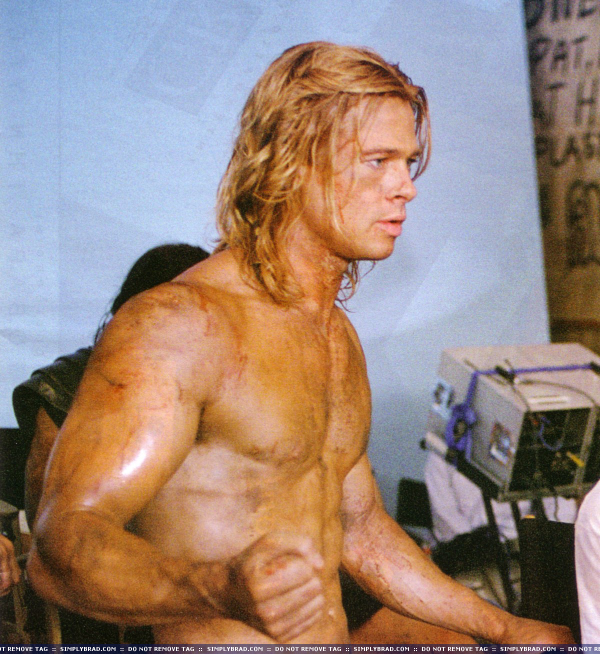 Brad Pitt Troy Body.