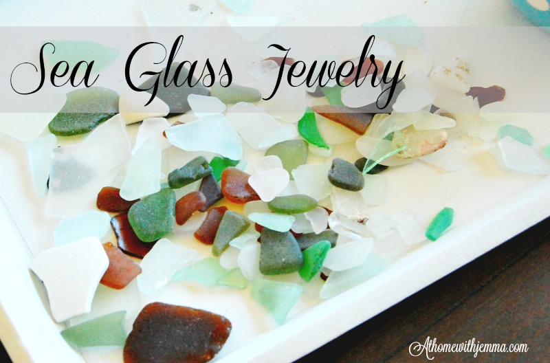 DIY Sea Glass Necklaces On The Tenth At Home with Jemma