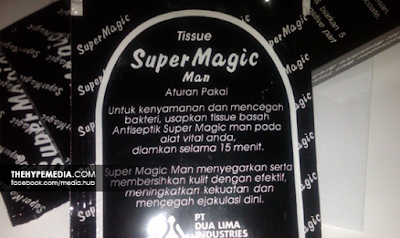 AWAS!!! Magic Tissue Bahaya Untuk Kesuburan Lelaki 