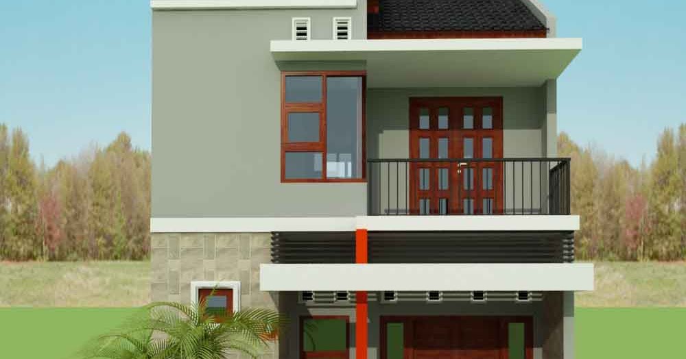 Inspirasi 25 Desain Rumah Minimalis 2 Lantai 5 X 15 Paling Modern Dan