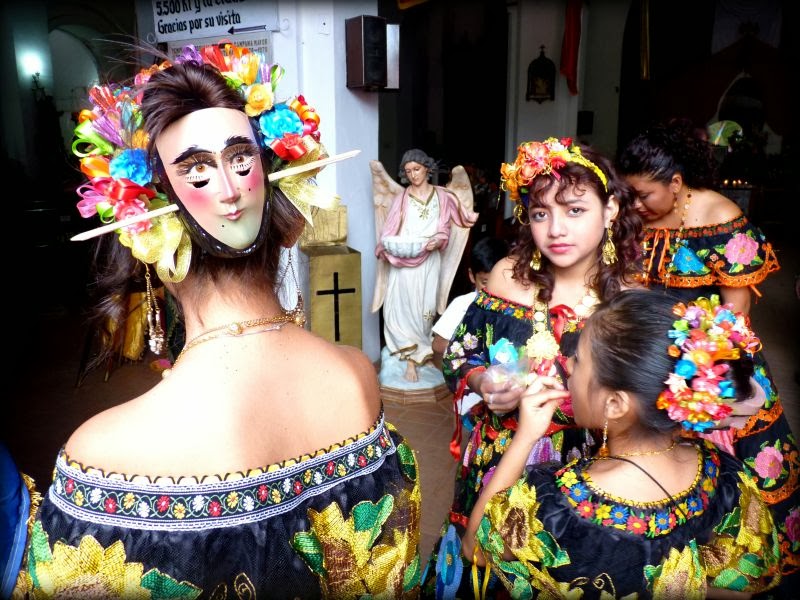 chiapa de corzo, meksyk, parachicos, mexico, chiapas, wielka fiesta, fiesta de enero, karnawał, san sebastian