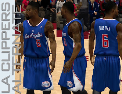 NBA 2K13 L.A. Clippers Blue Alternate Jersey Patch