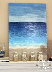 diy ocean beach paintings coastal painting abstract crafts sea completely canvas anyone decor paint simple wall craft painted artwork examples